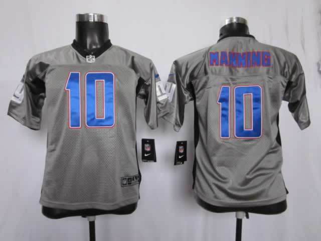 NFL Youth New York Giants #10 Manning grey Nike Jersey->cleveland browns->NFL Jersey